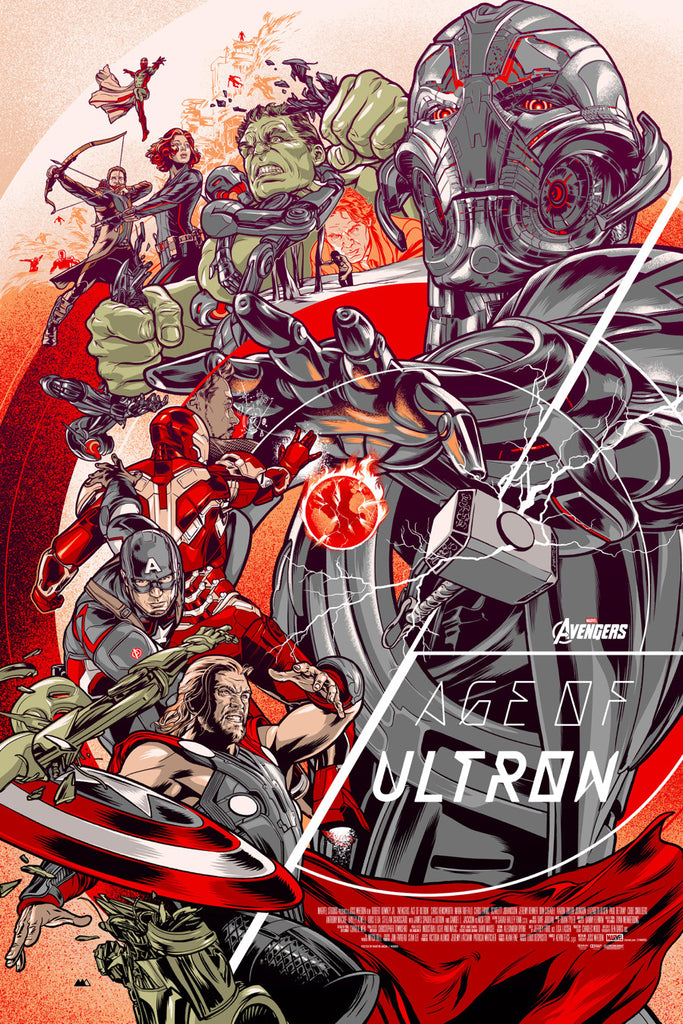Avengers: Age of Ultron Poster by Martin Ansin