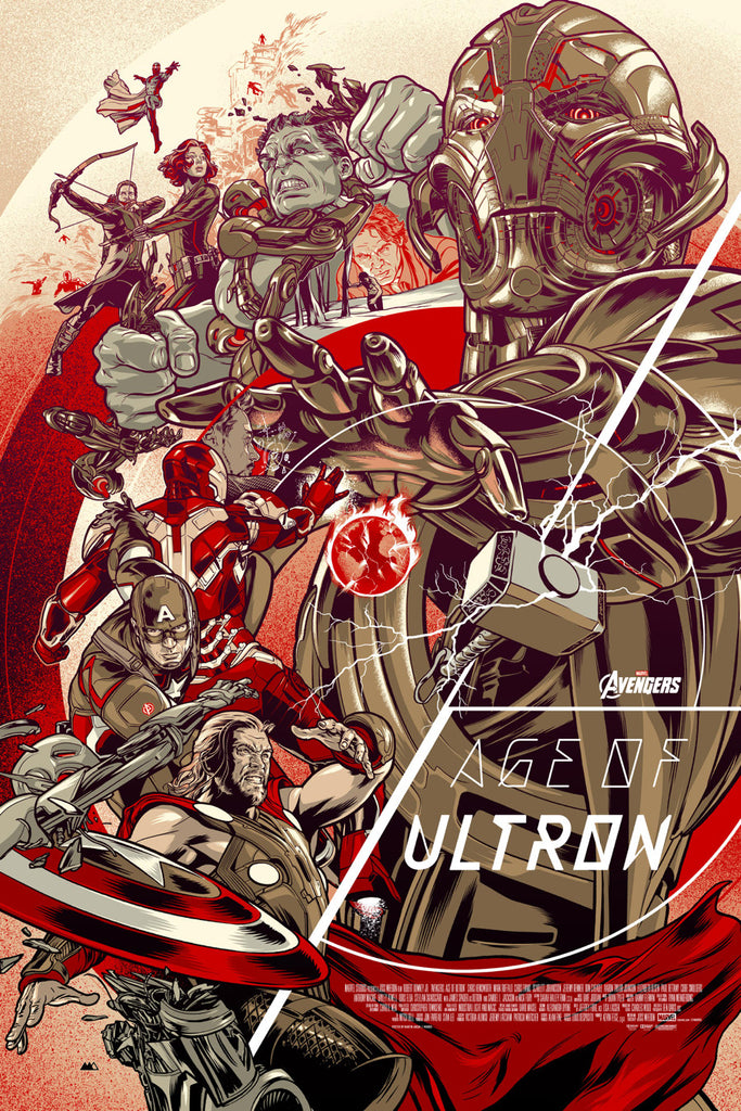 Avengers: Age of Ultron Poster by Martin Ansin  (Variant)