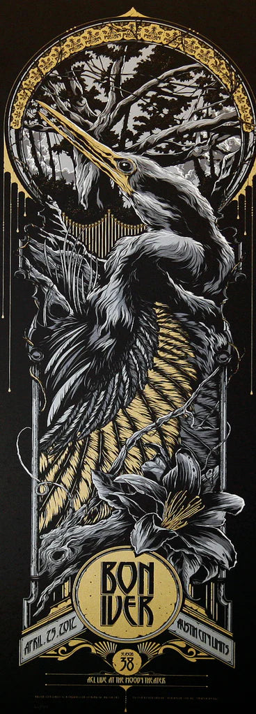 Bon Iver ACL Poster by Ken Taylor