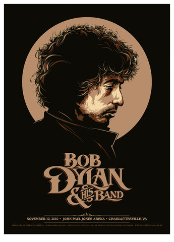Bob Dylan Concert Poster by Ken Taylor