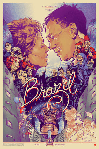 Brazil Poster by Martin Ansin