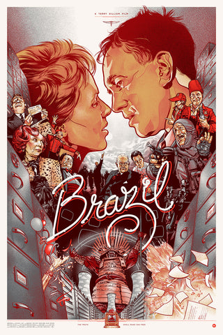 Brazil (Variant) Poster by Martin Ansin