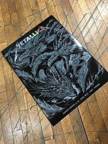 Metallica (Lisbon) Concert Posters by Ken Taylor - Foil Variant