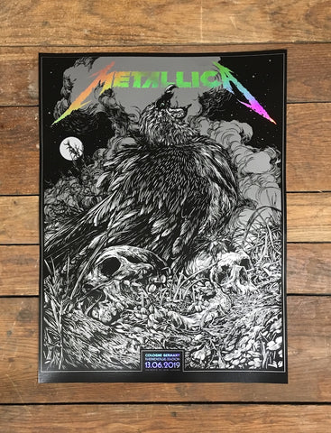 Metallica Germany Concert Poster by Ken Taylor (Foil Variant)