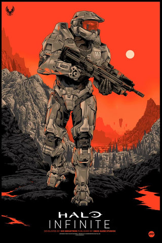 Halo Infinite (Portrait) Poster by Ken Taylor