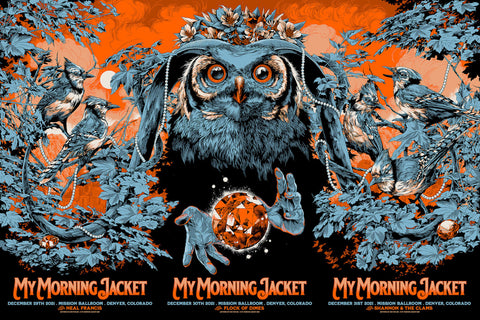 My Morning Jacket Denver UNCUT Poster by Ken Taylor