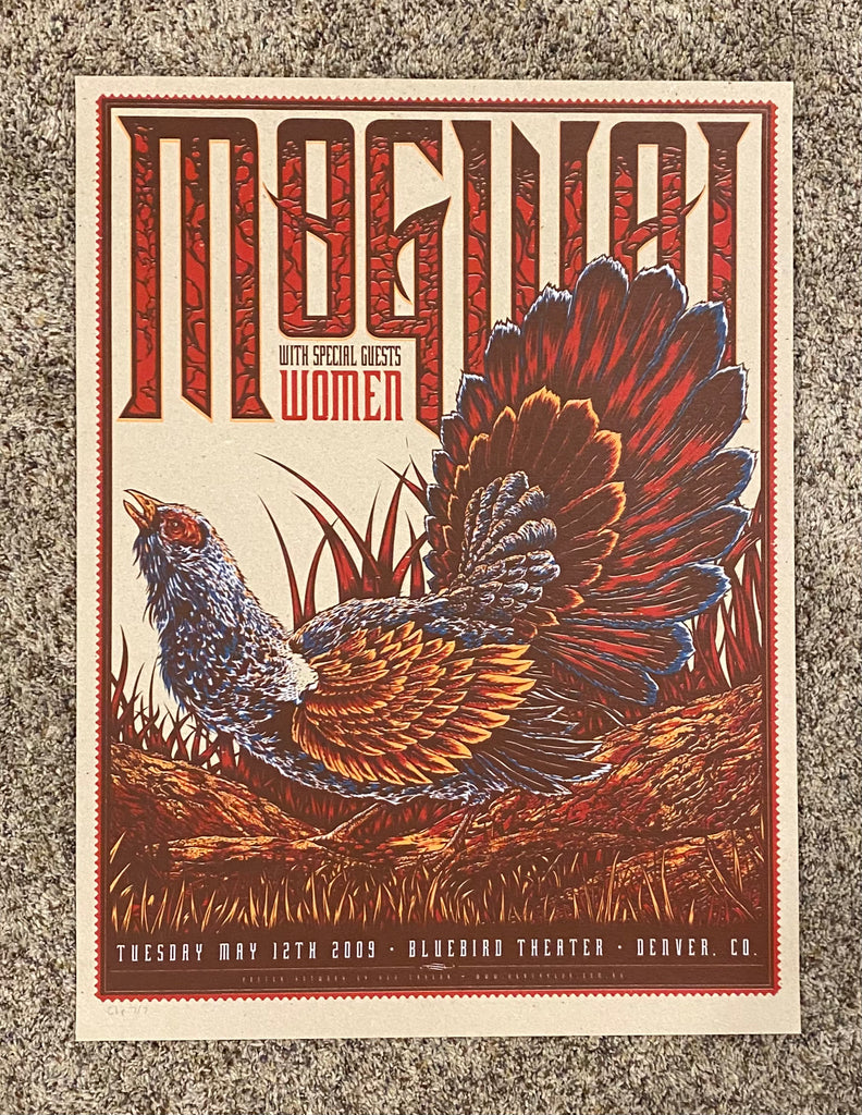 Mogwai Denver (Chipboard Variant) Concert Poster by Ken Taylor