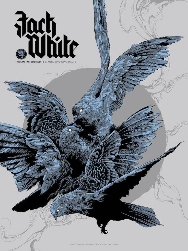 Jack White Birmingham Poster by Ken Taylor