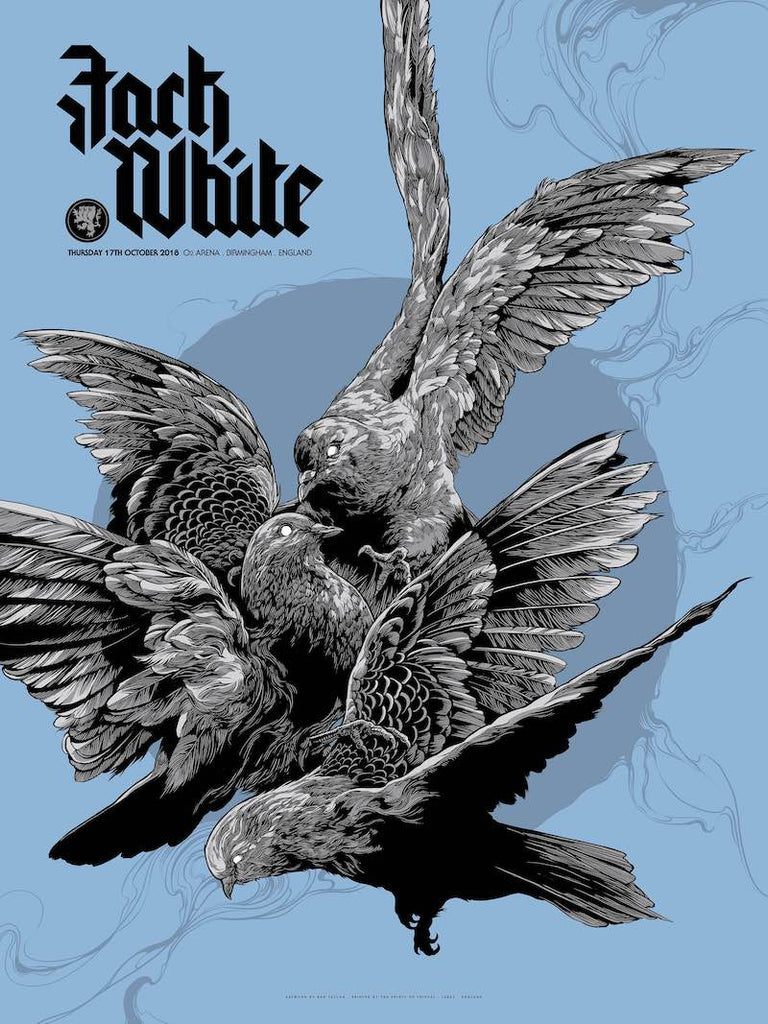 Jack White Birmingham Poster (Variant) by Ken Taylor