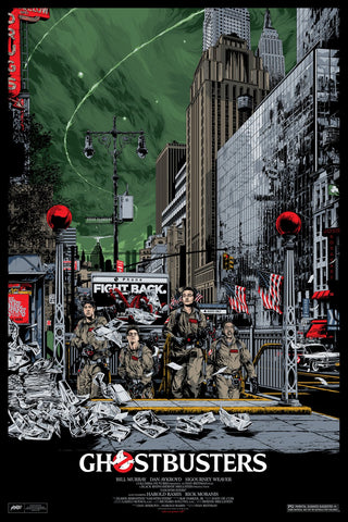 Ghostbusters (Variant) Poster by Ken Taylor