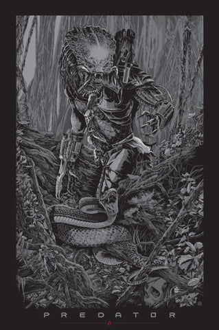 Predator (Silver Variant) Poster by Ken Taylor