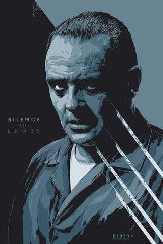 The Silence of the Lambs Poster by Ken Taylor (Variant)