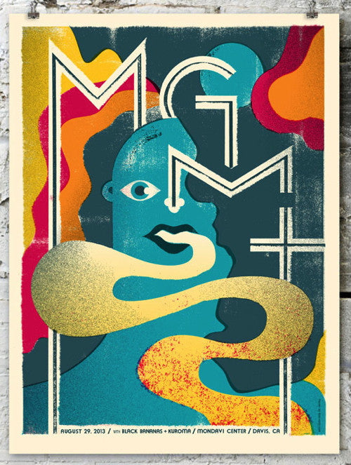 MGMT Concert Poster by Doe Eyed