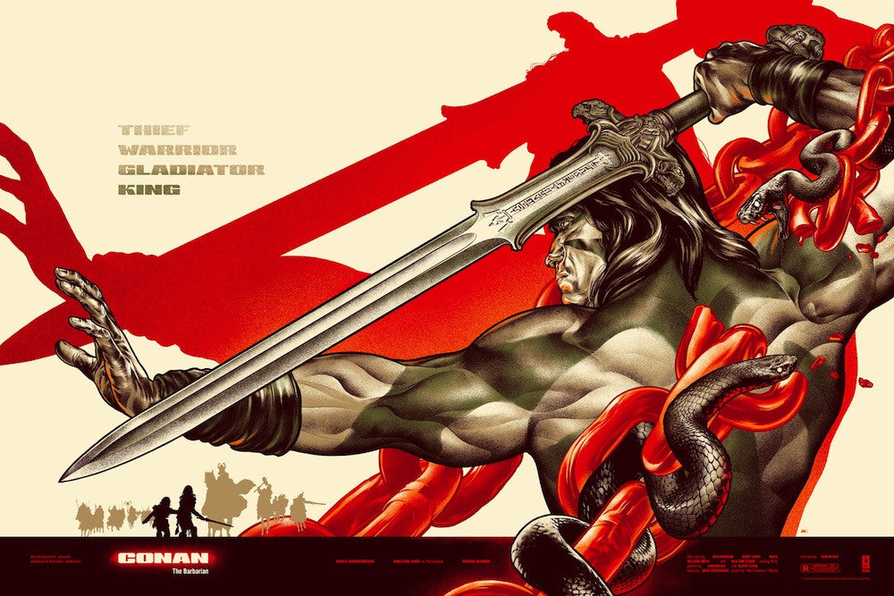 Conan the Barbarian Poster by Martin Ansin