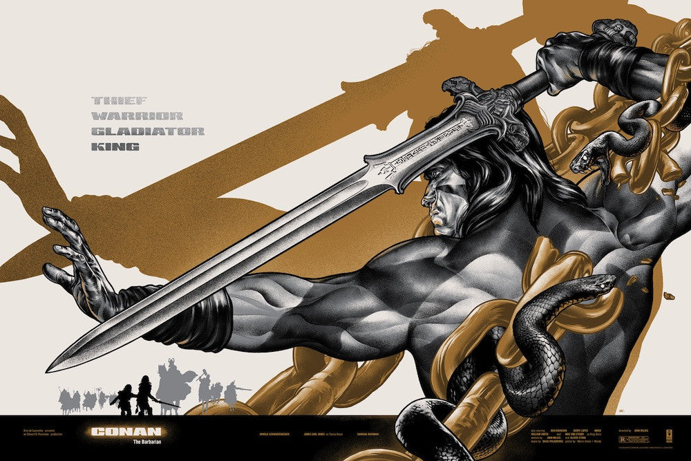 Conan the Barbarian (Variant) Poster by Martin Ansin