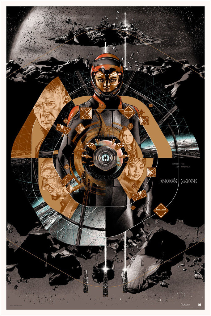 Ender's Game (Variant) Poster by Martin Ansin