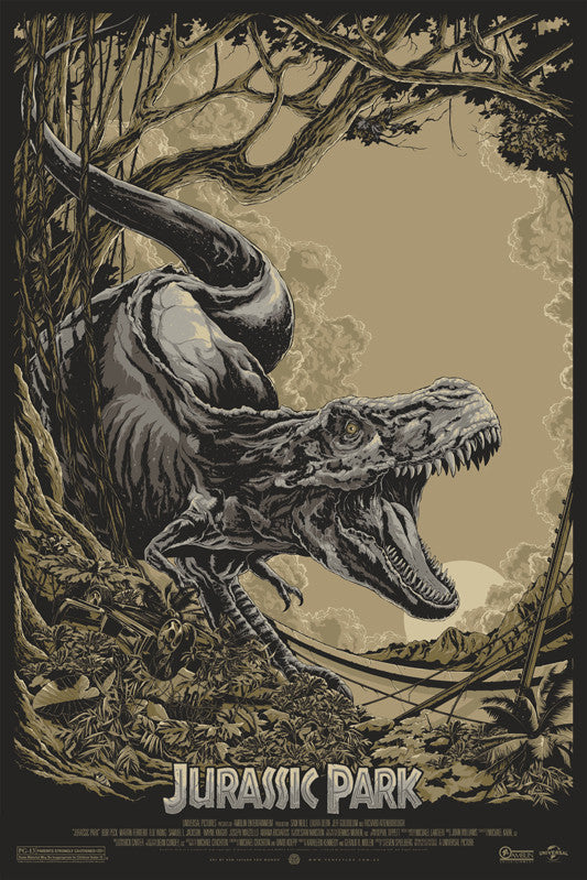 Jurassic Park Poster by Ken Taylor (Variant)