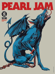 Pearl Jam 2018 Concert Poster by Ken Taylor