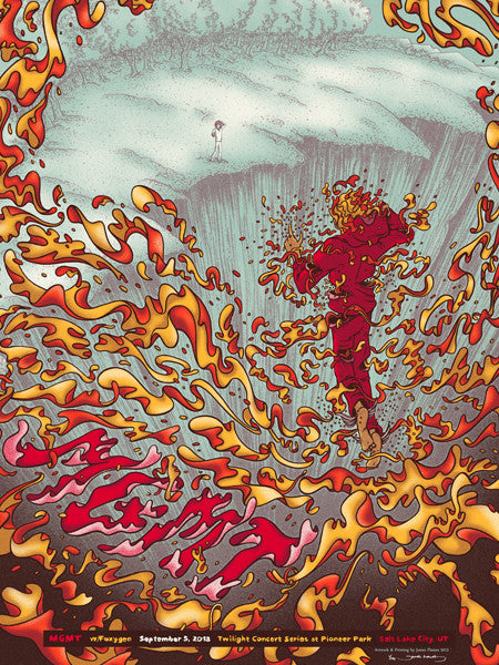 MGMT Concert Poster by James Flames – Postersandtoys.com