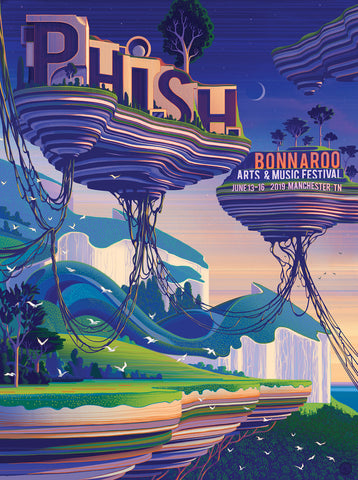 Phish Bonnaroo Poster by Sam Chivers