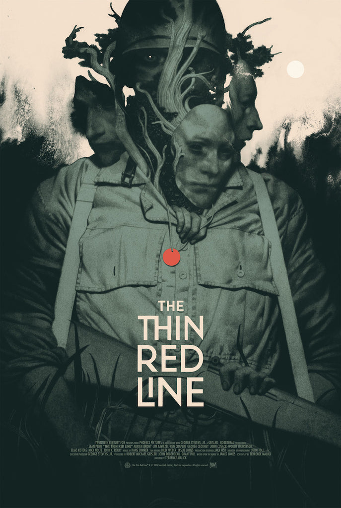 The Thin Red Line Poster by João Ruas