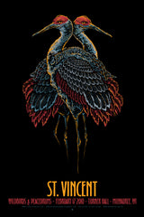 St. Vincent Concert Poster by Ken Taylor