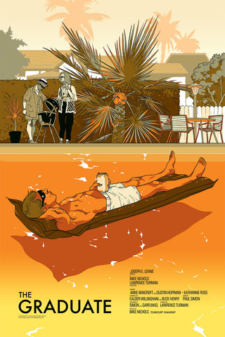 The Graduate Poster by Tomer Hanuka  (Variant)
