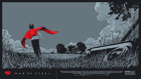 Man of Steel (Variant) Movie Poster by Ken Taylor