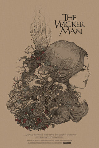 The Wicker Man Poster by Richey Beckett