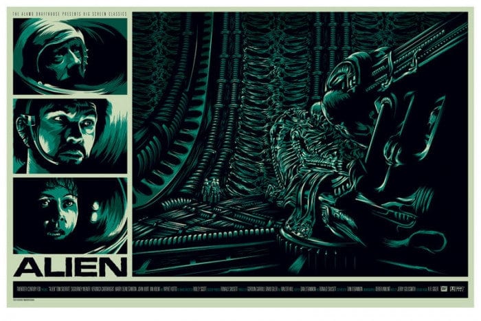 Alien Movie Poster by Ken Taylor