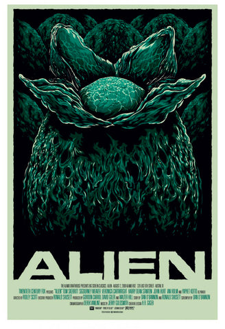 Alien Movie Poster by Ken Taylor