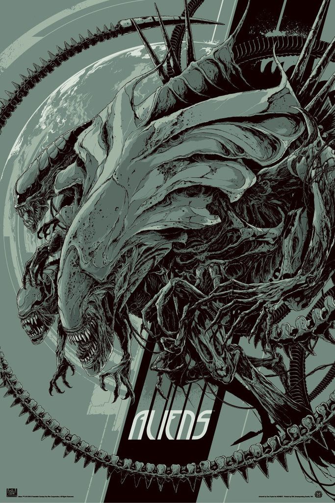 Aliens (Variant) Movie Poster by Ken Taylor