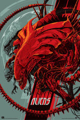 Aliens Movie Poster by Ken Taylor