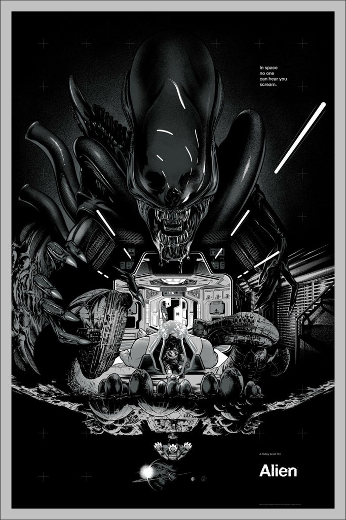 Alien Poster by Martin Ansin