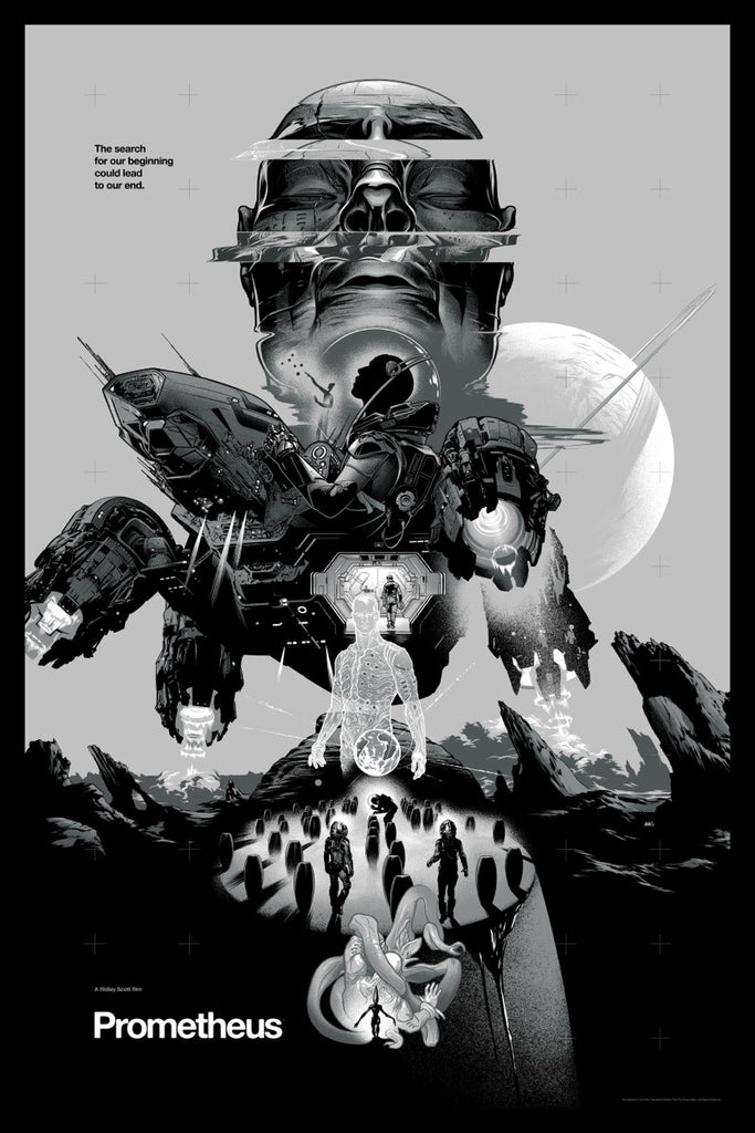 Prometheus Poster by Martin Ansin