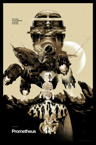 Prometheus (Variant) Poster by Martin Ansin