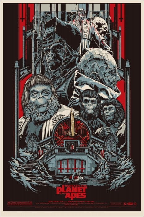 Beneath the Planet of the Apes Movie Poster by Ken Taylor