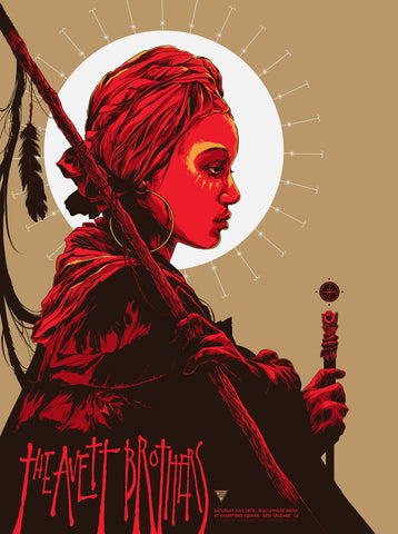 The Avett Brothers New Orleans Concert Poster by Ken Taylor