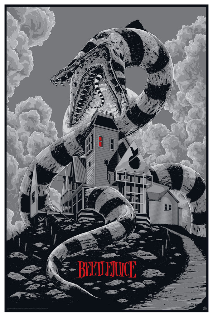 Beetlejuice (Variant) Movie Poster by Ken Taylor.