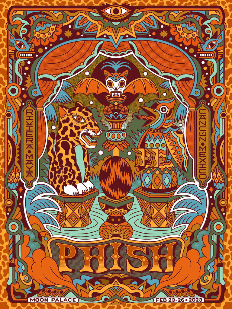 Phish Riviera Maya Poster (Variant) by Bene Rohlmann