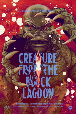 The Creature from the Black Lagoon Poster by Martin Ansin