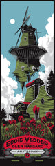 Eddie Vedder Amsterdam Concert Poster by Ken Taylor