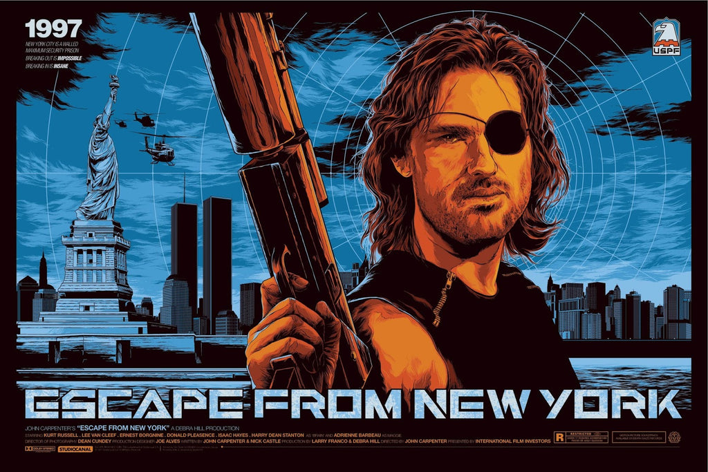 Escape from New York (Variant) Poster by Ken Taylor