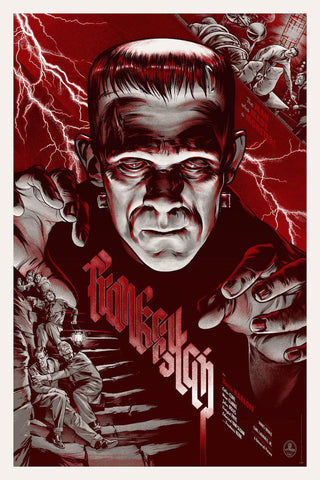 Frankenstein (Variant) Poster by Martin Ansin