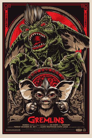 Gremlins Movie Poster by Ken Taylor