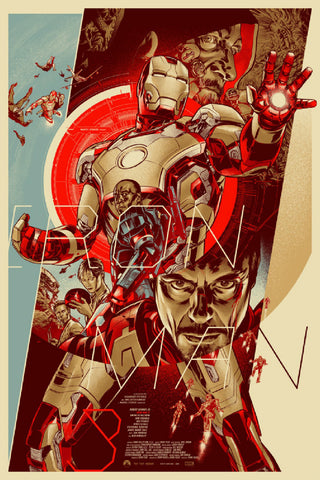 Iron Man 3 Poster by Martin Ansin