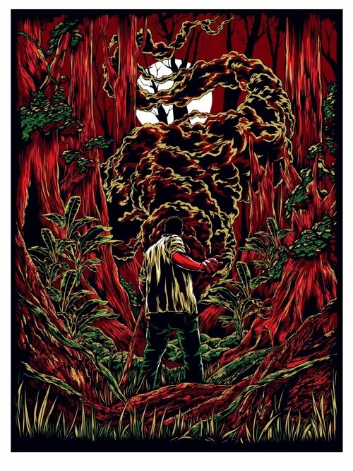 monsters in lost Lost "The Smoke Monster" Poster by Ken Taylor – Postersandtoys.com