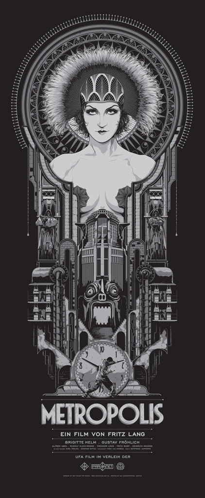 Metropolis Movie Poster by Ken Taylor