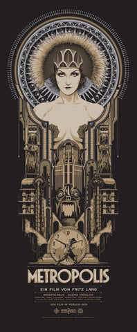 Metropolis (Variant) Movie Poster by Ken Taylor