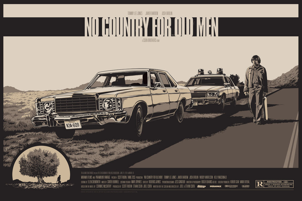No Country for Old Men Poster by Ken Taylor